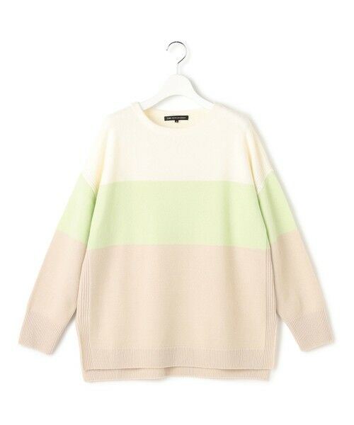 S size ONWARD(小さいサイズ) / エスサイズオンワード ニット・セーター | 【洗える】ウールカシミヤ カラーブロック チュニック ニット | 詳細8