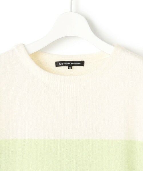 S size ONWARD(小さいサイズ) / エスサイズオンワード ニット・セーター | 【洗える】ウールカシミヤ カラーブロック チュニック ニット | 詳細9