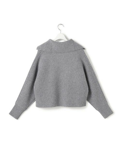 S size ONWARD(小さいサイズ) / エスサイズオンワード ニット・セーター | 【洗える】ウールカシミヤチャンキー クロップド スキッパーニット | 詳細9