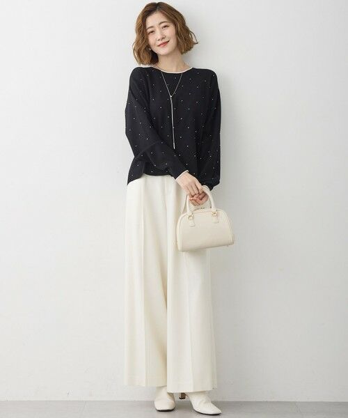 S size ONWARD(小さいサイズ) / エスサイズオンワード ニット・セーター | 【WEB＆一部店舗限定カラーあり/滝沢眞規子さん着用】クリスタルホットフィット ニット | 詳細7