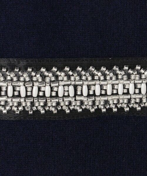 S size ONWARD(小さいサイズ) / エスサイズオンワード ニット・セーター | 【WEB&一部店舗限定/滝沢眞規子さん着用】ビジューボーダー ニット | 詳細11