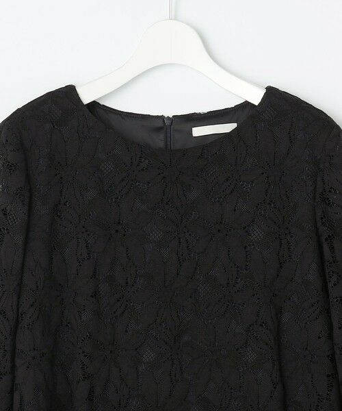 S size ONWARD(小さいサイズ) / エスサイズオンワード ロング・マキシ丈ワンピース | 【カタログ掲載】トリアセダブルクロスレース ワンピース | 詳細3