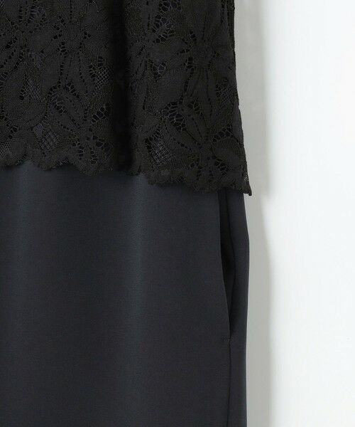 S size ONWARD(小さいサイズ) / エスサイズオンワード ロング・マキシ丈ワンピース | 【カタログ掲載】トリアセダブルクロスレース ワンピース | 詳細6