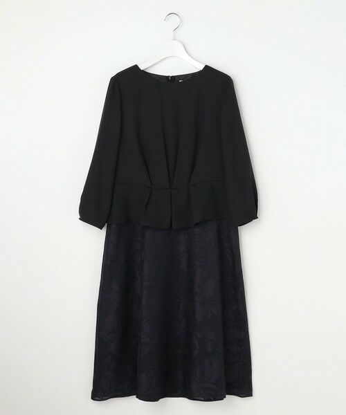 S size ONWARD(小さいサイズ) / エスサイズオンワード ロング・マキシ丈ワンピース | 【カタログ掲載】フラワーオパールプリント ワンピース | 詳細2