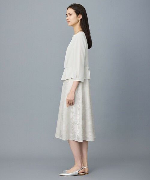 S size ONWARD(小さいサイズ) / エスサイズオンワード ロング・マキシ丈ワンピース | 【カタログ掲載】フラワーオパールプリント ワンピース | 詳細4