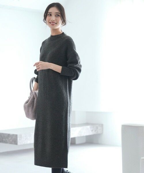 S size ONWARD(小さいサイズ) / エスサイズオンワード ミニ丈・ひざ丈ワンピース | Airニット ワンピース | 詳細1