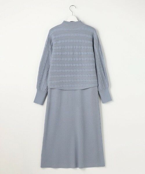 S size ONWARD(小さいサイズ) / エスサイズオンワード ミニ丈・ひざ丈ワンピース | 【2SET】ニット ボレロ × ワンピース セット | 詳細18