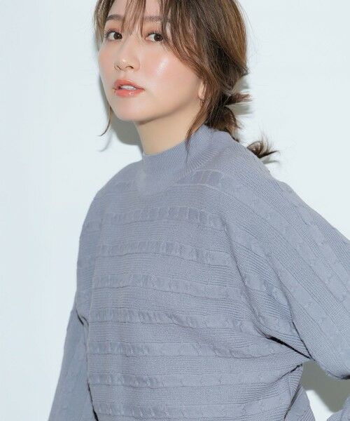 S size ONWARD(小さいサイズ) / エスサイズオンワード ミニ丈・ひざ丈ワンピース | 【2SET】ニット ボレロ × ワンピース セット | 詳細14