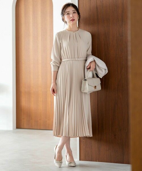 S size ONWARD(小さいサイズ) / エスサイズオンワード ロング・マキシ丈ワンピース | ノーブルプリーツ ワンピース | 詳細2