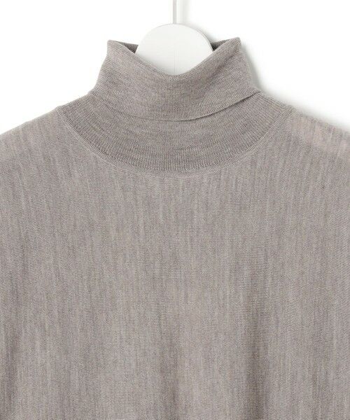 S size ONWARD(小さいサイズ) / エスサイズオンワード ロング・マキシ丈ワンピース | 【洗える】ギャザーコンビ ニットワンピース | 詳細9