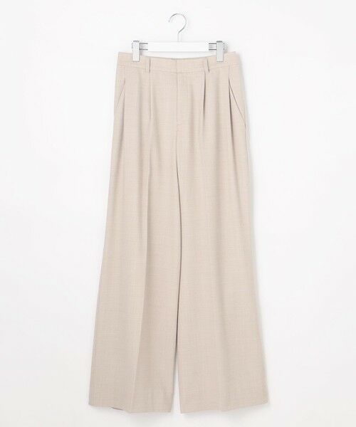 S size ONWARD(小さいサイズ) / エスサイズオンワード その他パンツ | 【SHIHOさん着用】ソフトウールブレンドワイド パンツ | 詳細7