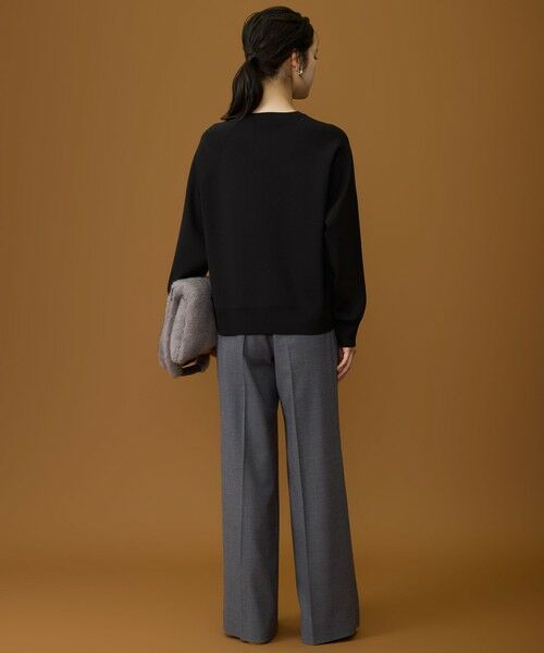 S size ONWARD(小さいサイズ) / エスサイズオンワード その他パンツ | 【SHIHOさん着用】ソフトウールブレンドワイド パンツ | 詳細10