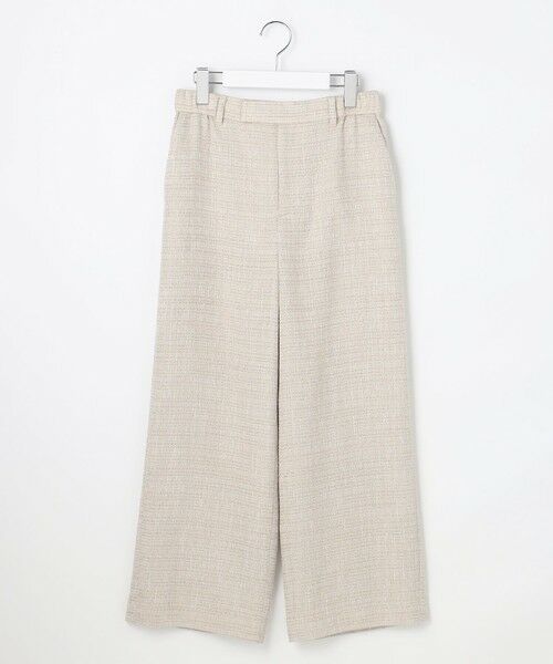 S size ONWARD(小さいサイズ) / エスサイズオンワード その他パンツ | 【カタログ掲載】ライトミックスツィードワイド パンツ | 詳細3
