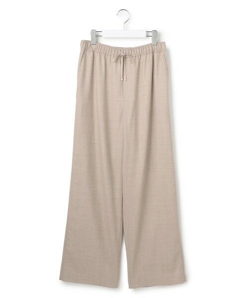 S size ONWARD(小さいサイズ) / エスサイズオンワード その他パンツ | 【洗える】ハイカウントフラノ ドロスト ワイド パンツ | 詳細13