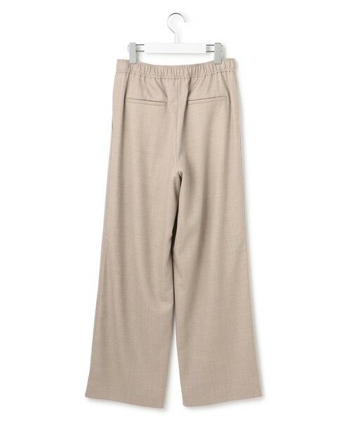 S size ONWARD(小さいサイズ) / エスサイズオンワード その他パンツ | 【洗える】ハイカウントフラノ ドロスト ワイド パンツ | 詳細14