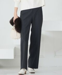 S size ONWARD(小さいサイズ) / エスサイズオンワード その他パンツ | 【滝沢眞規子さん着用/洗える】ウォームストレッチ ワイド パンツ