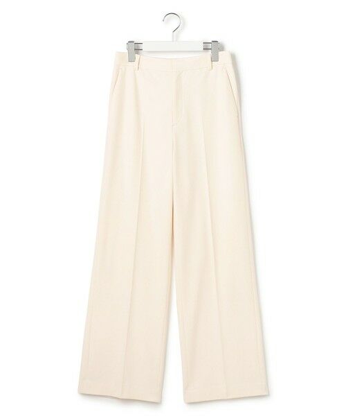 S size ONWARD(小さいサイズ) / エスサイズオンワード その他パンツ | 【滝沢眞規子さん着用/洗える】ウォームストレッチ ワイド パンツ | 詳細10