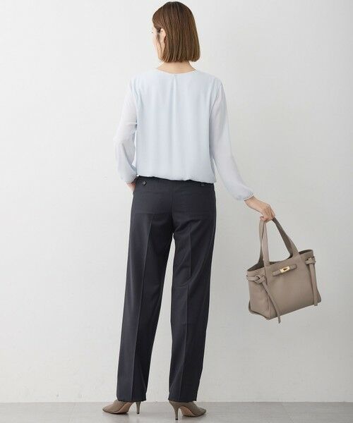 S size ONWARD(小さいサイズ) / エスサイズオンワード その他パンツ | 【セットアップ着用】ファインネスウール テーパード パンツ | 詳細14