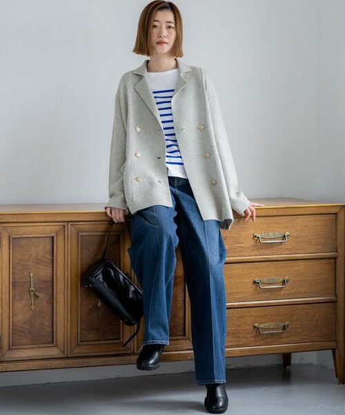 S size ONWARD(小さいサイズ) / エスサイズオンワード デニムパンツ | 【滝沢眞規子さん着用/RED CARD TOKYO×23区】 センタープレス デニム ワイド パンツ | 詳細20