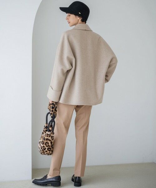 S size ONWARD(小さいサイズ) / エスサイズオンワード ステンカラーコート | 【VERY掲載】MANTECOPure リバー ステンカラーコート | 詳細3