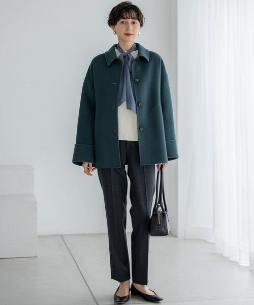 S size ONWARD(小さいサイズ) / エスサイズオンワード ステンカラーコート | 【VERY掲載】MANTECOPure リバー ステンカラーコート | 詳細7