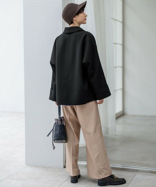 S size ONWARD(小さいサイズ) / エスサイズオンワード ステンカラーコート | 【VERY掲載】MANTECOPure リバー ステンカラーコート | 詳細24