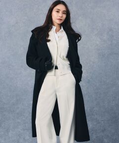 S size ONWARD(小さいサイズ) / エスサイズオンワード その他アウター | 【滝沢眞規子さん着用/VERY掲載】MANTECOPureリバー フード ロングコート