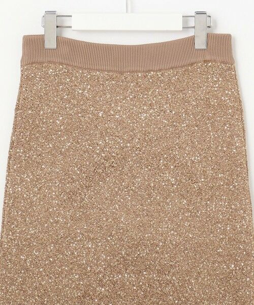 S size ONWARD(小さいサイズ) / エスサイズオンワード ミニ・ひざ丈スカート | 【カタログ掲載】スパンコールストレッチ スカート | 詳細9