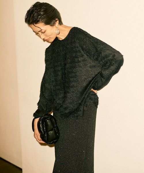 S size ONWARD(小さいサイズ) / エスサイズオンワード ミニ・ひざ丈スカート | 【カタログ掲載】スパンコールストレッチ スカート | 詳細15