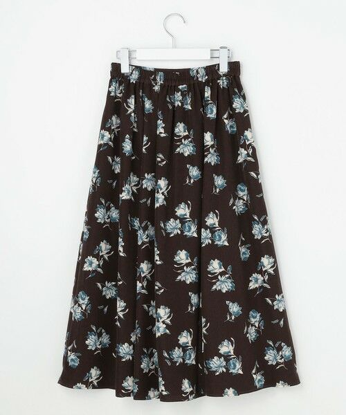 S size ONWARD(小さいサイズ) / エスサイズオンワード ミニ・ひざ丈スカート | フラワータック スカート | 詳細5