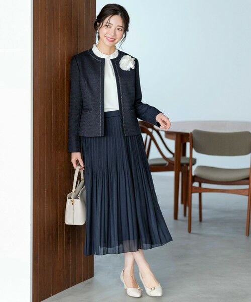 S size ONWARD(小さいサイズ) / エスサイズオンワード ロング・マキシ丈スカート | シャイニープリーツ スカート | 詳細14