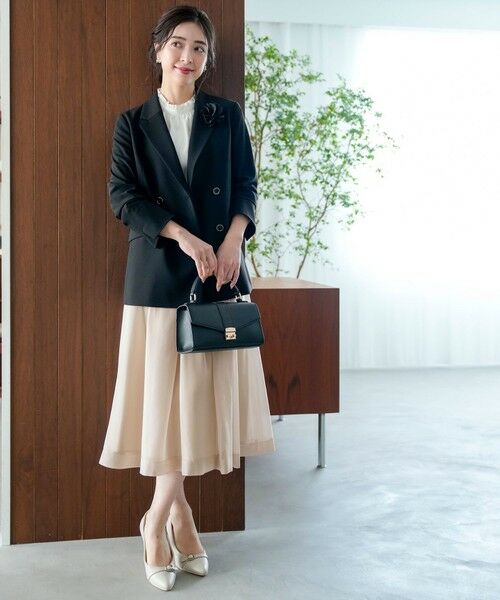 S size ONWARD(小さいサイズ) / エスサイズオンワード ミニ・ひざ丈スカート | シャイニータック スカート | 詳細5