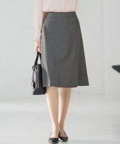 S size ONWARD(小さいサイズ) / エスサイズオンワード ミニ・ひざ丈スカート | 【セットアップ着用】ファインネスウール フレア スカート
