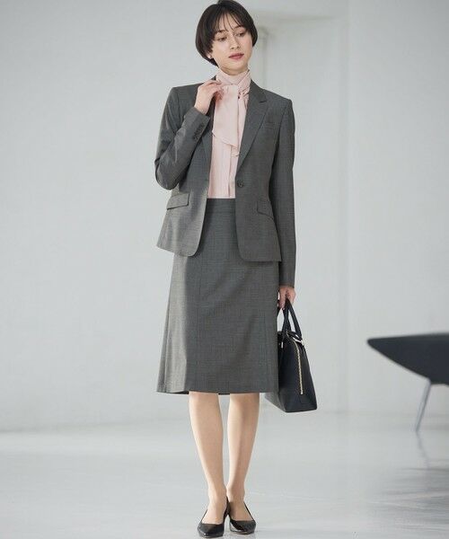 S size ONWARD(小さいサイズ) / エスサイズオンワード ミニ・ひざ丈スカート | 【セットアップ着用】ファインネスウール フレア スカート | 詳細2