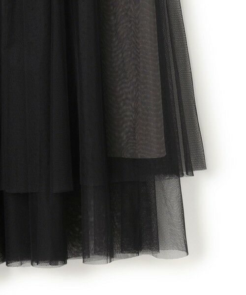 S size ONWARD(小さいサイズ) / エスサイズオンワード ミニ・ひざ丈スカート | 【洗える】レイヤード チュール スカート | 詳細12