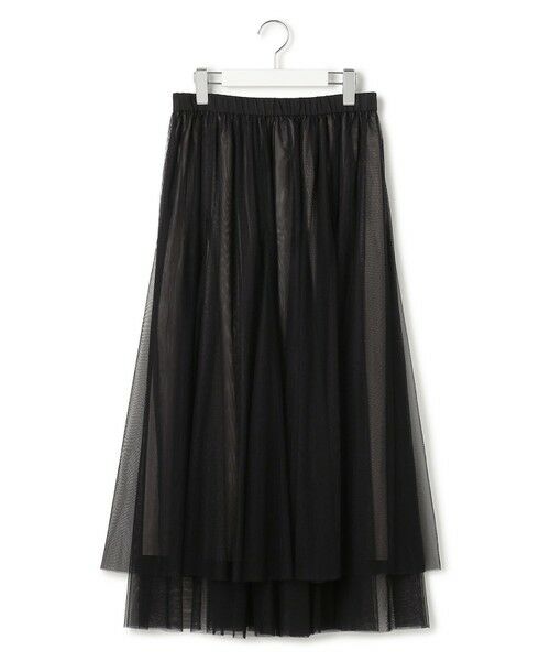 S size ONWARD(小さいサイズ) / エスサイズオンワード ミニ・ひざ丈スカート | 【洗える】レイヤード チュール スカート | 詳細8
