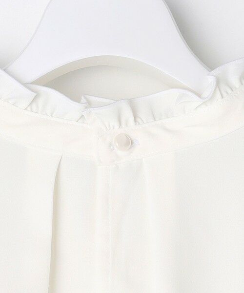 S size ONWARD(小さいサイズ) / エスサイズオンワード シャツ・ブラウス | フリルネックスタンド ブラウス | 詳細9