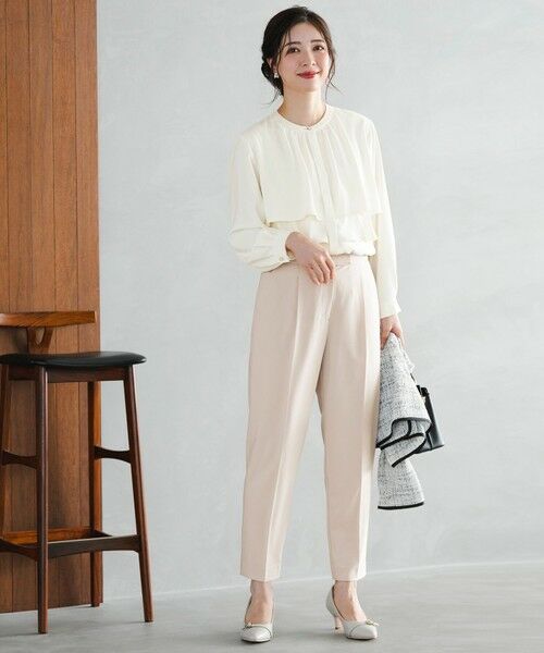 S size ONWARD(小さいサイズ) / エスサイズオンワード シャツ・ブラウス | ノーブルジョーゼット ブラウス | 詳細2