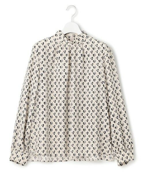 S size ONWARD(小さいサイズ) / エスサイズオンワード シャツ・ブラウス | モダンアートプリントギャザーブラウス | 詳細4