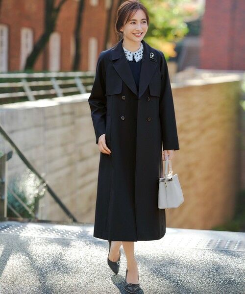 S size ONWARD(小さいサイズ) / エスサイズオンワード トレンチコート | エレガントロング トレンチ コート | 詳細18