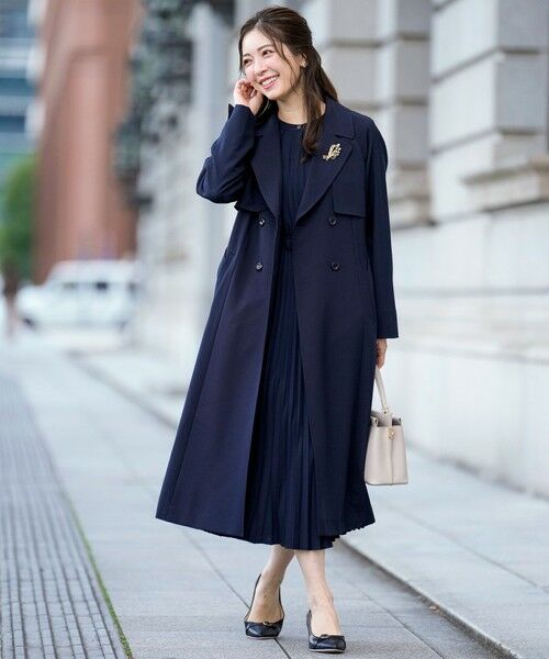 S size ONWARD(小さいサイズ) / エスサイズオンワード トレンチコート | エレガントロング トレンチ コート | 詳細19