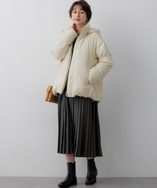 S size ONWARD(小さいサイズ) / エスサイズオンワード ダウンジャケット・ベスト | 【WEB&一部店舗限定】ステッチレス フーデット ダウン | 詳細2