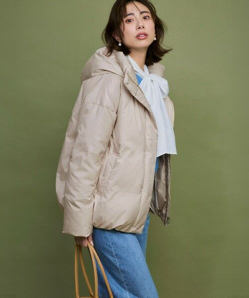 S size ONWARD(小さいサイズ) / エスサイズオンワード ダウンジャケット・ベスト | 【WEB&一部店舗限定】ステッチレス フーデット ダウン | 詳細18