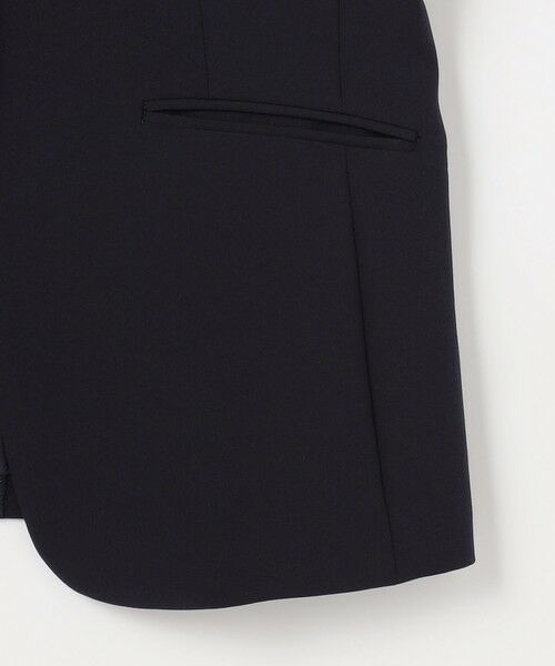 S size ONWARD(小さいサイズ) / エスサイズオンワード ノーカラージャケット | セレモニーダブルクロス カラーレス ジャケット | 詳細16