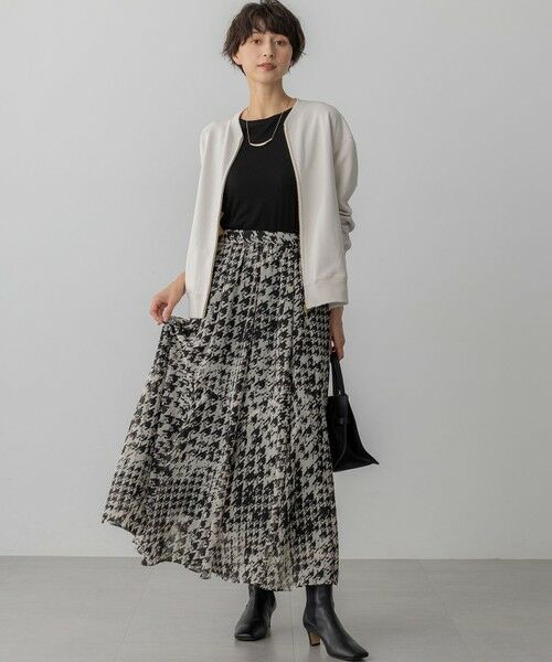 S size ONWARD(小さいサイズ) / エスサイズオンワード ブルゾン | 【WEB＆一部店舗限定】クリアコットンテリー ダブルジップ ブルゾン | 詳細2