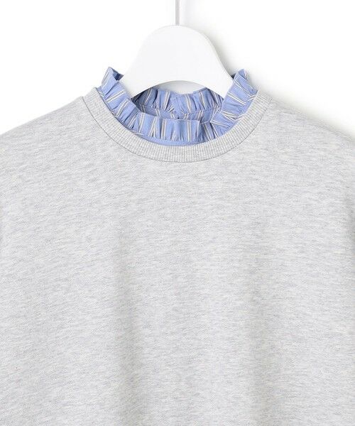 S size ONWARD(小さいサイズ) / エスサイズオンワード スウェット | 【WEB＆一部店舗限定】クリアコットンテリー ストライプフリル スウェット | 詳細4