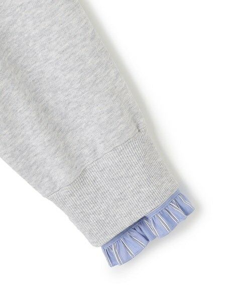 S size ONWARD(小さいサイズ) / エスサイズオンワード スウェット | 【WEB＆一部店舗限定】クリアコットンテリー ストライプフリル スウェット | 詳細5