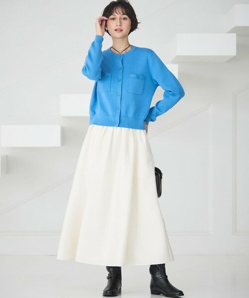 S size ONWARD(小さいサイズ) / エスサイズオンワード カーディガン・ボレロ | 【滝沢眞規子さん着用】コットンカシミヤ ポケット カーディガン | 詳細15