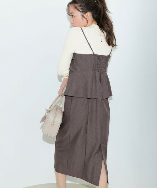 S size ONWARD(小さいサイズ) / エスサイズオンワード セットアップ | 【2SET】ビスチェ ワンピース × ニット セット | 詳細7