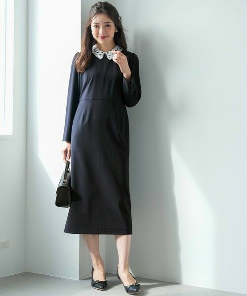 S size ONWARD(小さいサイズ) / エスサイズオンワード ロング・マキシ丈ワンピース | 【2WAY】セレモニーダブルクロス ワンピース | 詳細1